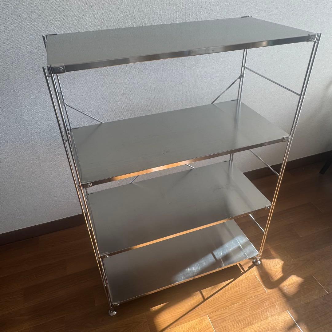 無印ステンレスユニットシェルフ