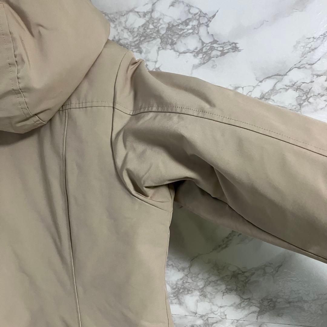 ノースフェイス　マクマードパーカー　ワンポイント刺繍　ダウンコート　ベージュ　Ｍ