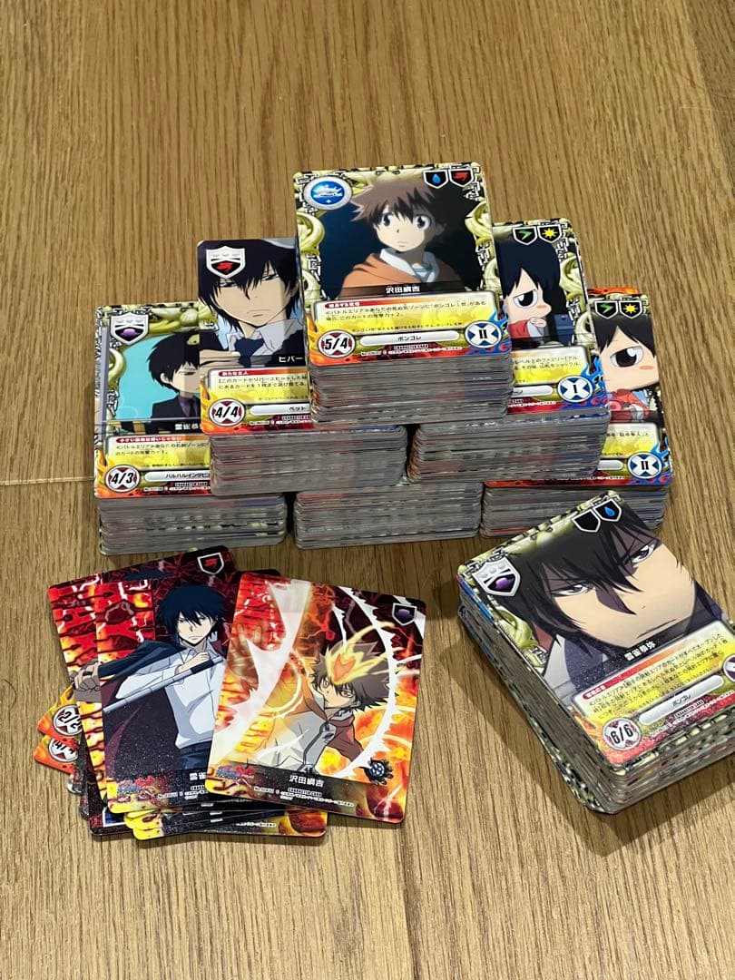 家庭教師ヒットマンREBORN! CCG コモンカードセット650〜750枚位