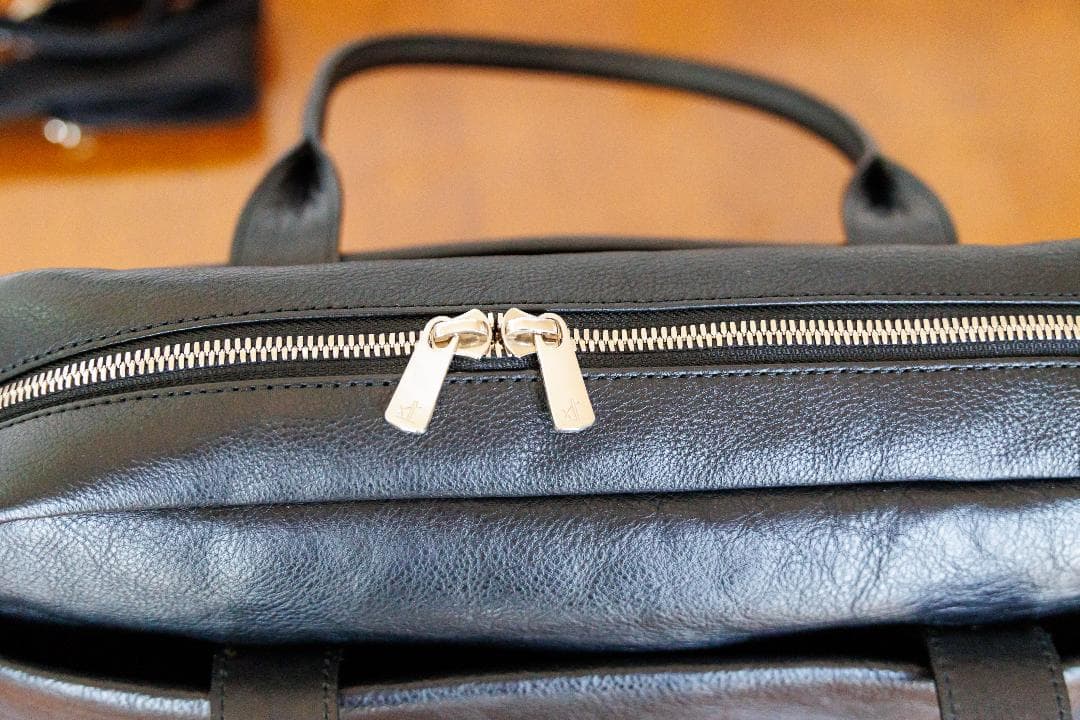 【ほぼ未使用】新進工房 SENNYU 大人ビジネスバック　マテーラレザー（黒）