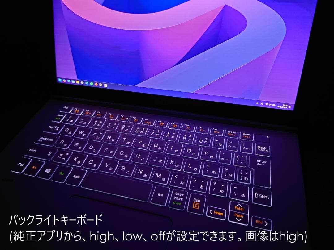 ★交渉成立済★　新品並 LG gram 14 core i5 新品SSD1TB