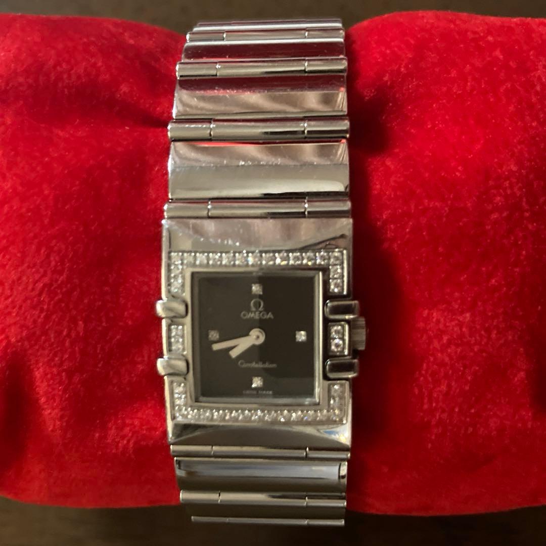 う*★様 オメガ コンステレーション カレ ダイヤベゼル クォーツ 箱・保証書付