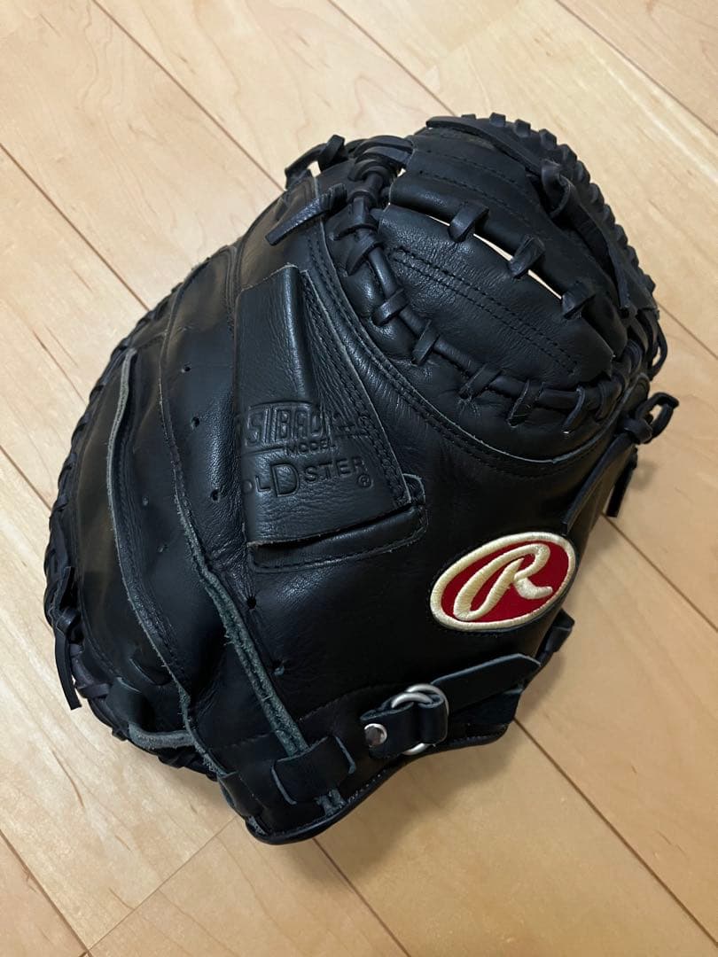 大人用　軟式グローブ　ローリングス　キャッチャーミット ブラック