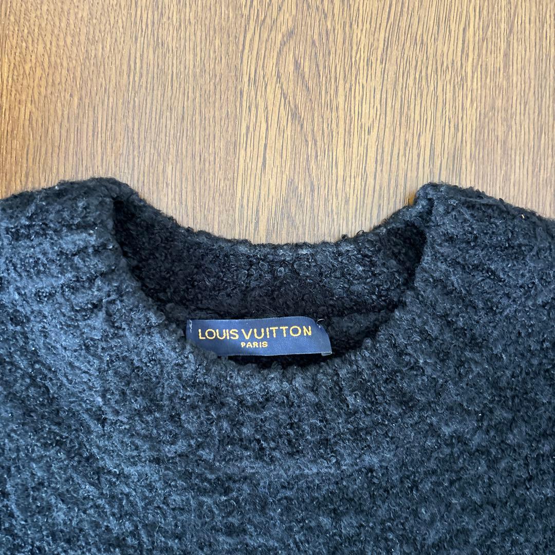 LOUIS VUITTON ルイヴィトン LV インターシャ クルーネック L