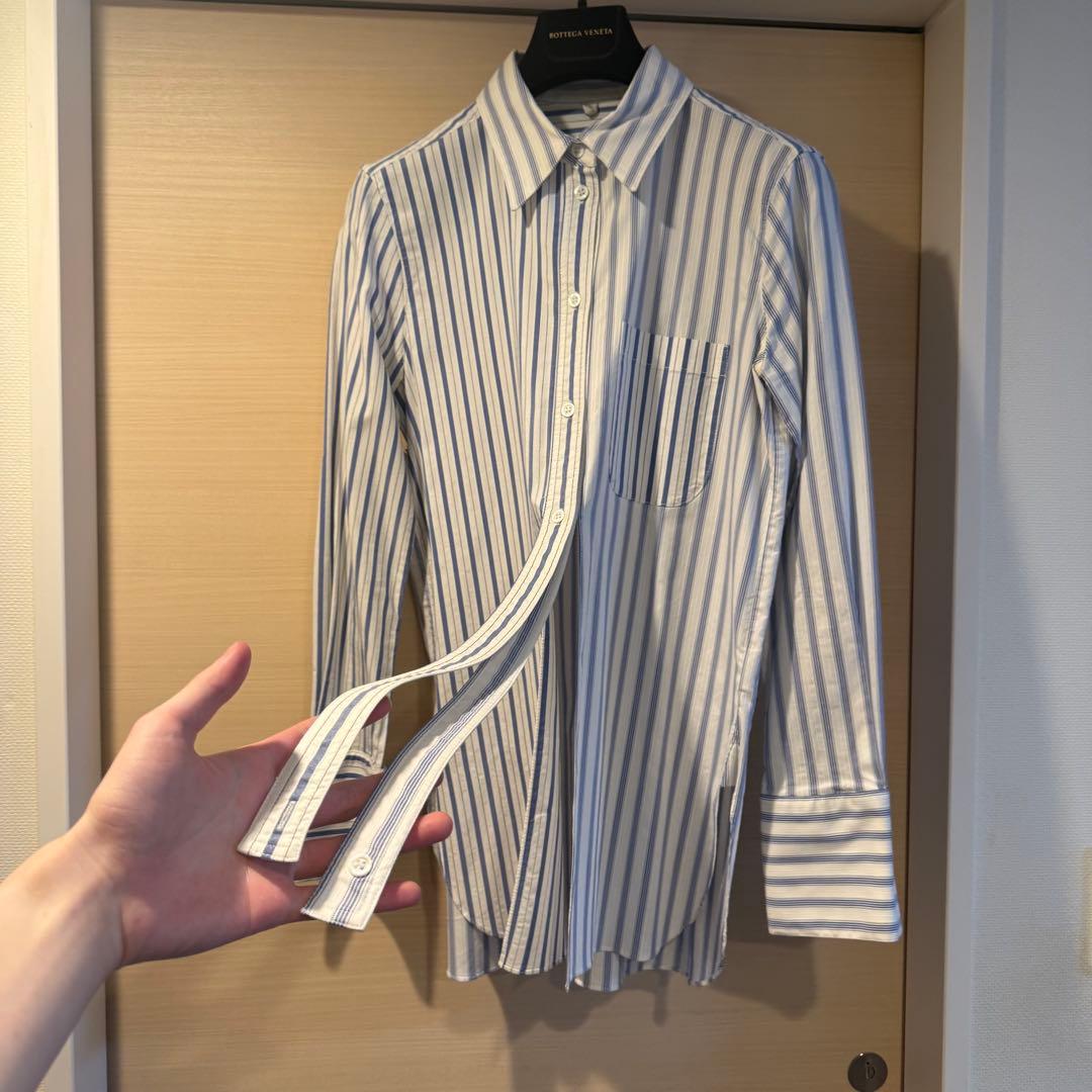 マ*ク様 PETER DO 2021SS ストライプシャツ　サイズ38