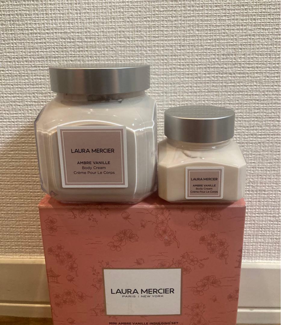 新品　ローラ メルシエ ホイップトボディクリーム アンバーバニラ 特製サイズ2点
