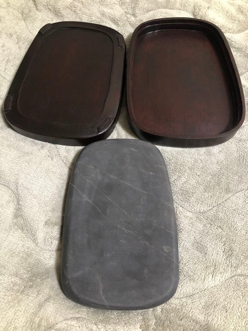 硯　すずり 端溪硯 大西洞 老坑 水岩 金錢氷紋 雲鳳文 書道用品 端渓硯