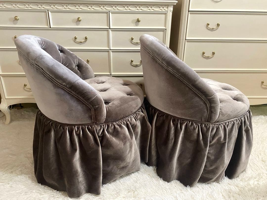 ♥️ かき ♥️美品 メゾンドシェリー グレイッシュブラウン １脚 Ｂ♥️