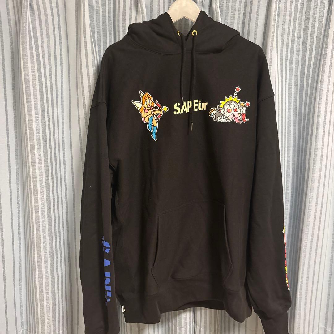 SAPEUr ビックリマン パーカー XXL フーディー ヘッドロココ サプール