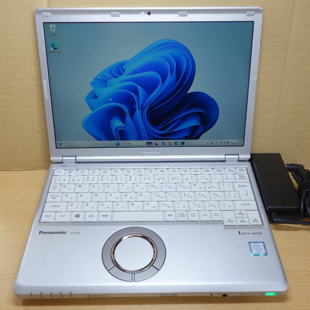 レッツノート SZ6◆Corei5-7300U/256G/8G/DVDR◆電池長