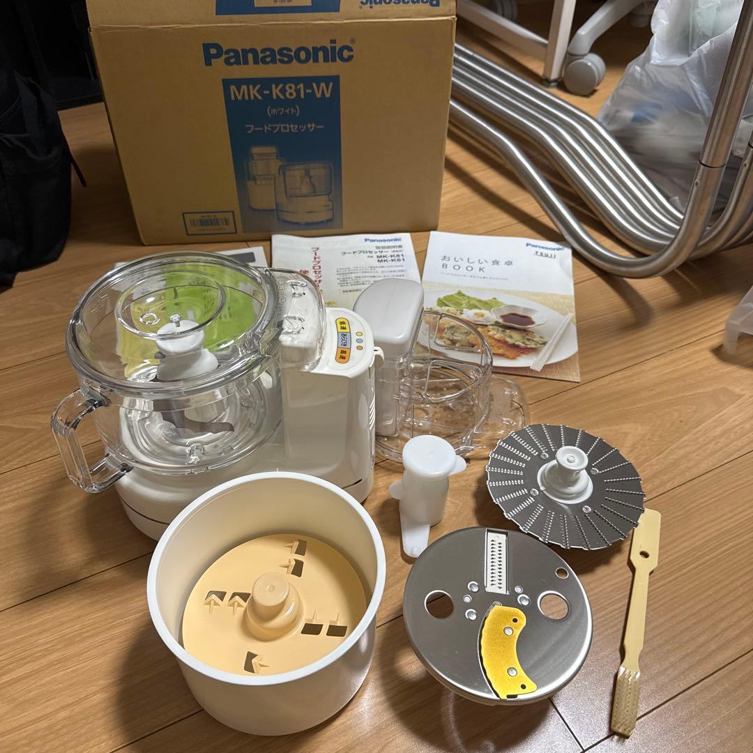 Panasonic フードプロセッサー MK-K81-W