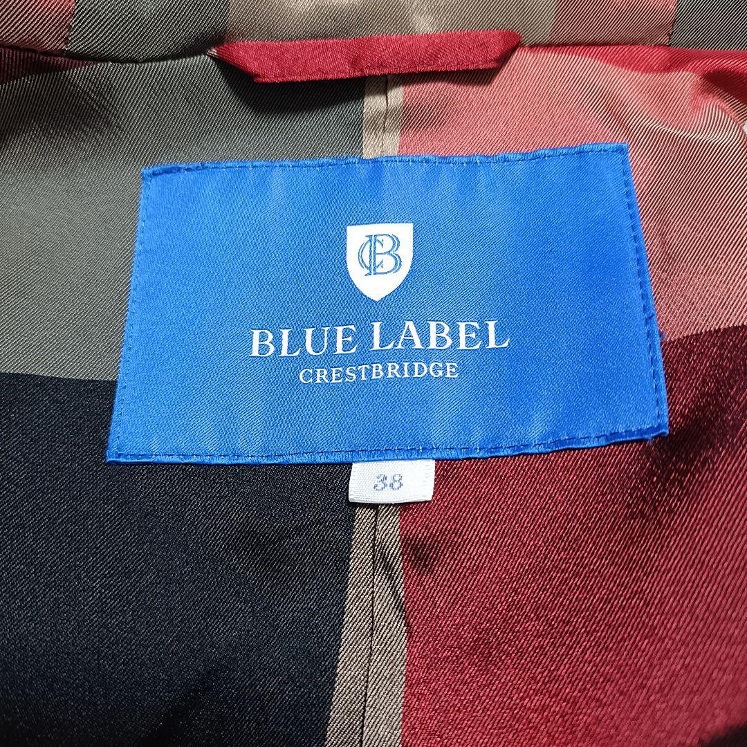 【極美品】クレストブリッジ ダッフルコート ゴールド金具 ダークネイビー 38