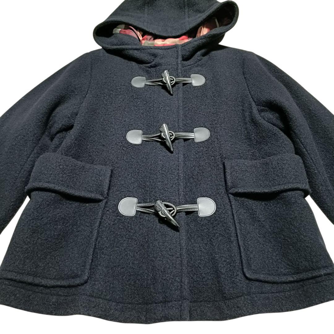 【極美品】クレストブリッジ ダッフルコート ゴールド金具 ダークネイビー 38