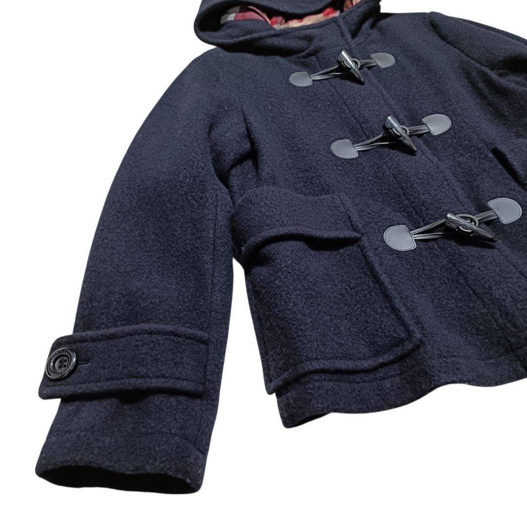 【極美品】クレストブリッジ ダッフルコート ゴールド金具 ダークネイビー 38