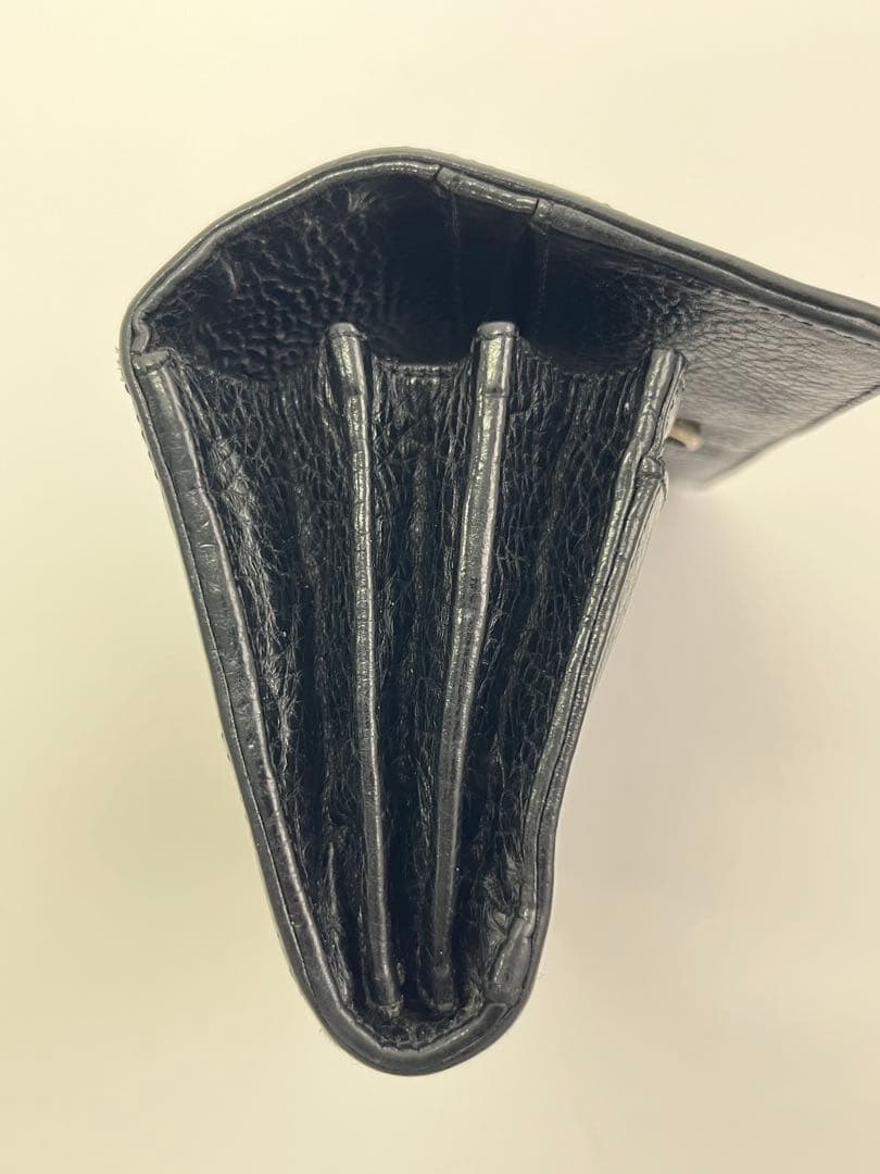 クロムハーツ JUDY/ジュディ クロスボタンレザーウォレット財布 メンズ