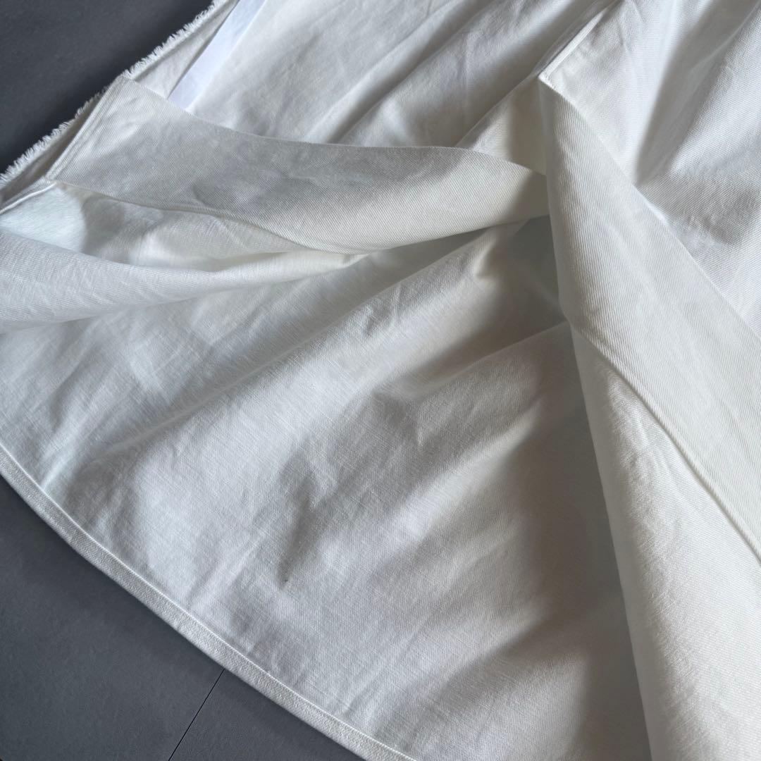 【2025／未使用✨】Curensology ギャザー ロングスカート 白