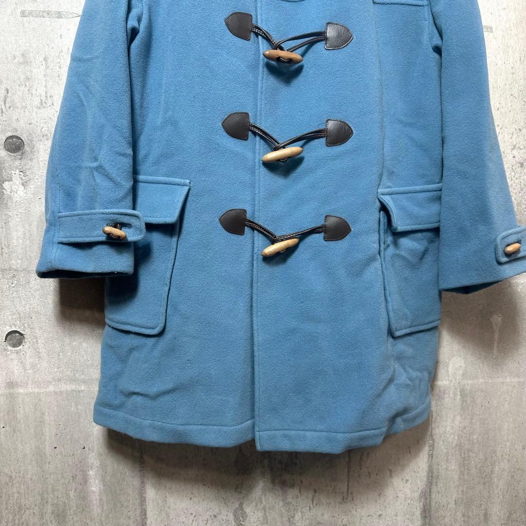 ★90s★BURBERRYSウールメルトン　ダッフルコート L相当 ノバチェック