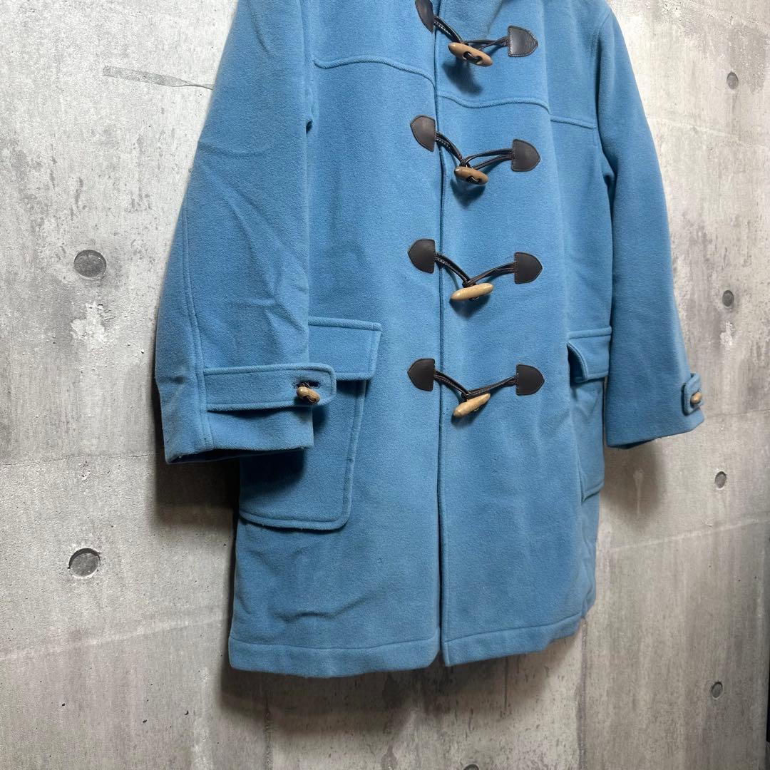 ★90s★BURBERRYSウールメルトン　ダッフルコート L相当 ノバチェック