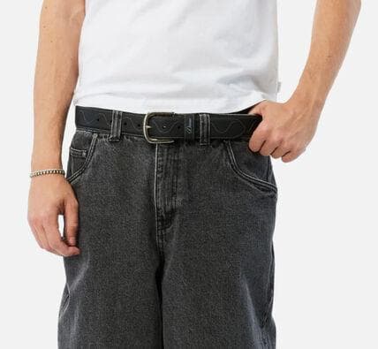 【新品/正規品】Dime レザー ベルト 黒　S/M