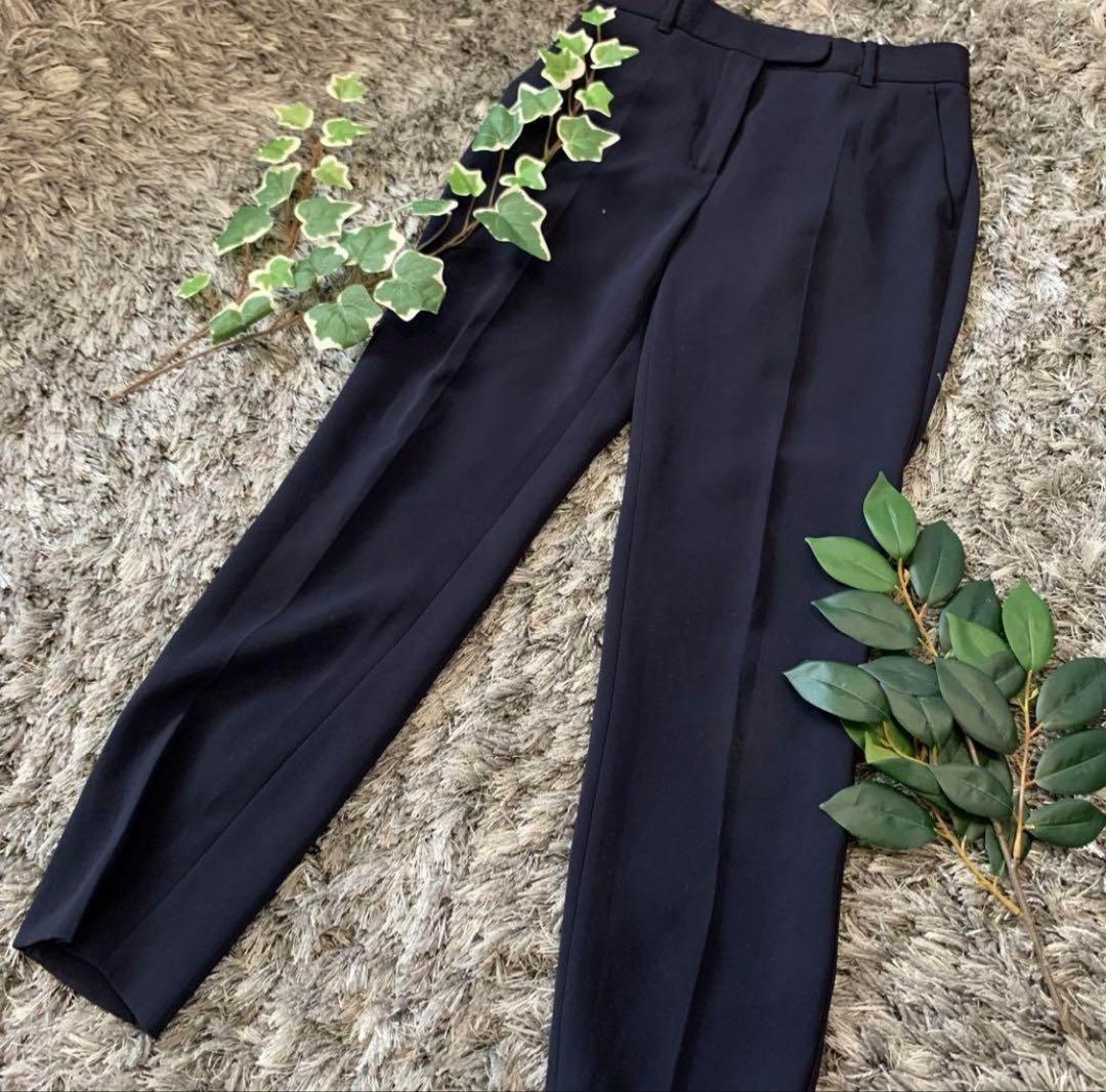 マックスマーラスタジオ レディース パンツスーツセットアップ ネイビー