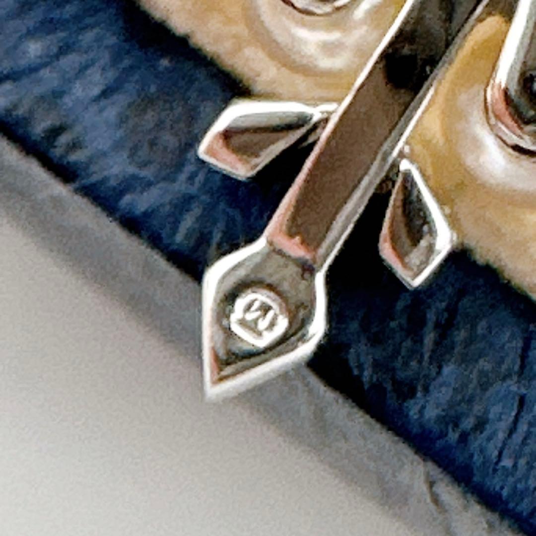 美品✨MIKIMOTO✨パール7珠 ピンブローチ　シルバー　雪の結晶