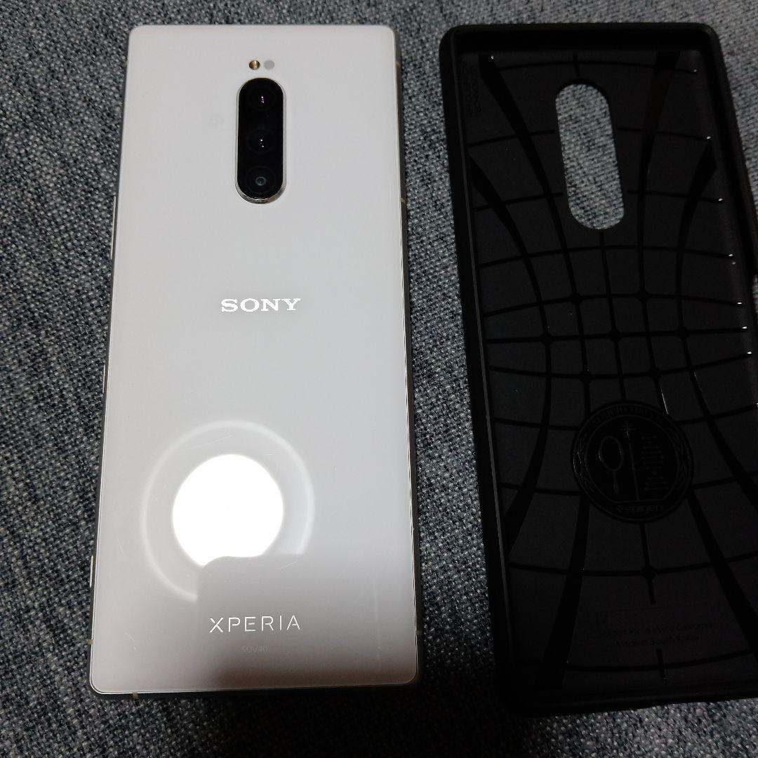 SONY XPERIA スマートフォン本体 Spigenケース付き