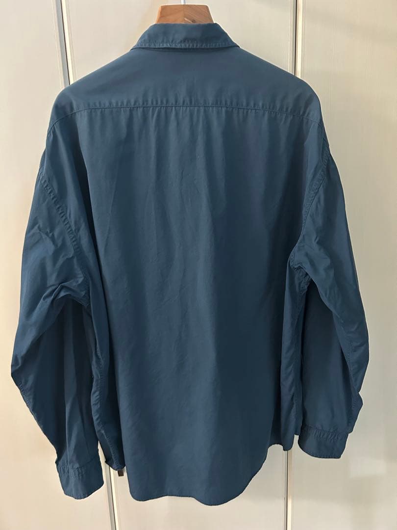 ポータークラシック　ロールアップシャツ　ネイビー　XL