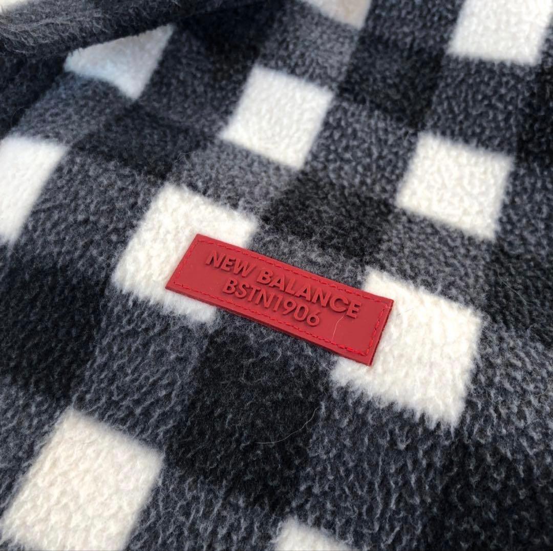 New Balance Golf バッファローチェック フリースブルゾン
