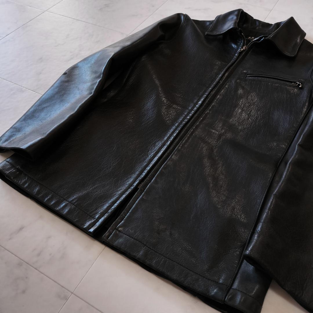 希少old A.P.C. 馬革 フランス製 レザージャケット XS ヴィンテージ