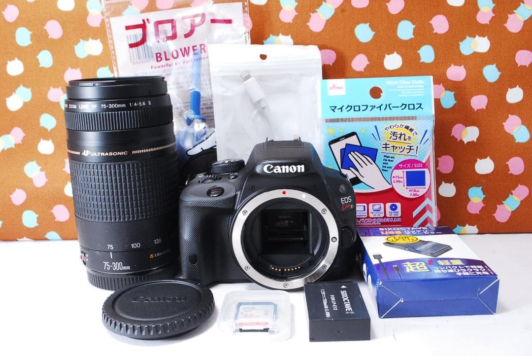 ✨望遠レンズ✨シャッター数2668回✨Canon kiss X7 レンズセット