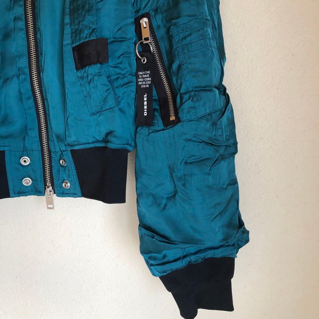 DIESEL ディーゼル　微光沢　中綿ブルゾン