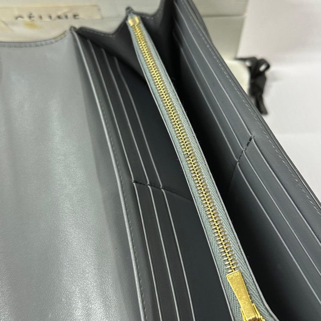 新品同様‼️ 現行　セリーヌ　CELINE 財布　長財布　グレインカーフスキン