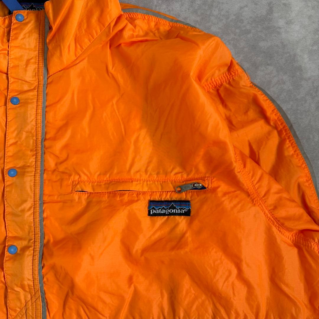 90s パタゴニア アノラックジャケット 台湾製 オレンジ L