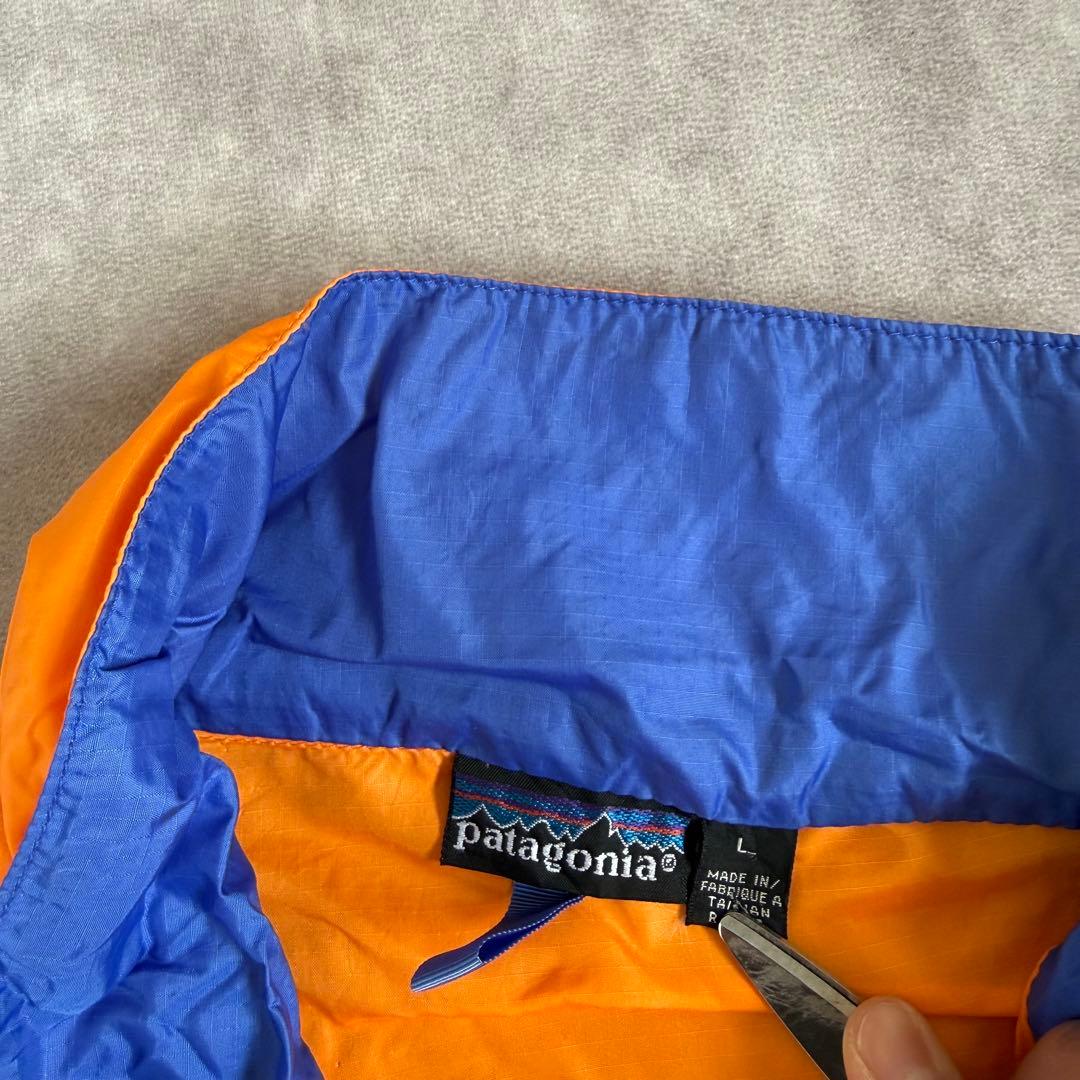 90s パタゴニア アノラックジャケット 台湾製 オレンジ L