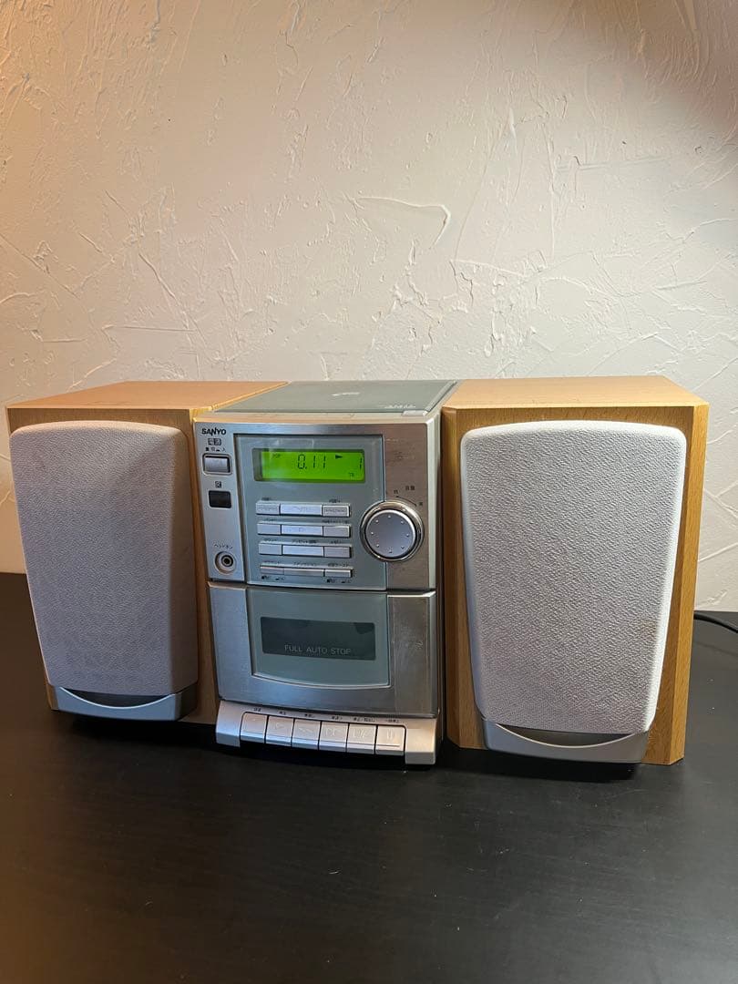 SANYO カセットテープ　CDコンポ