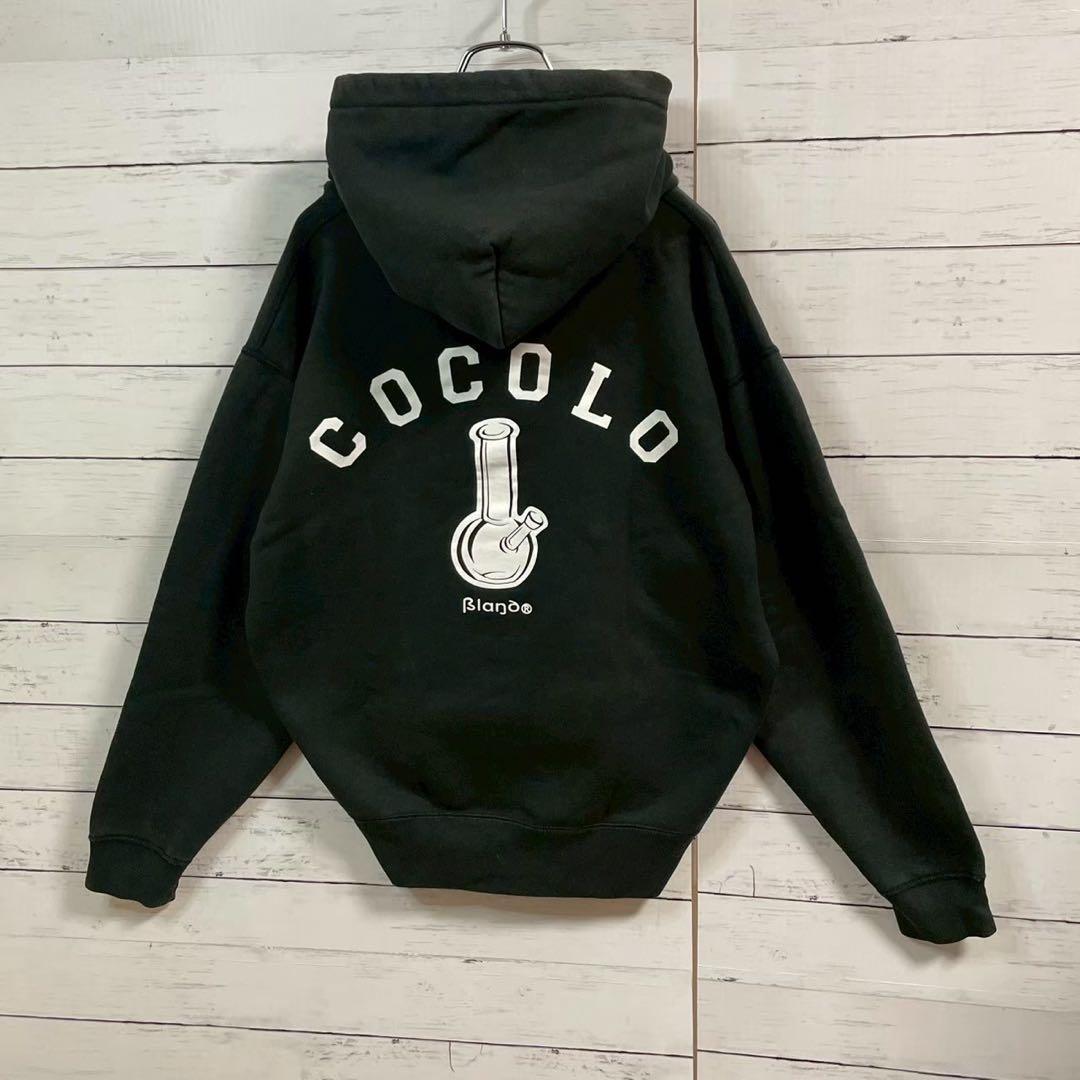 1【人気Lサイズ】ココロブランド☆ビッグロゴ 人気モデル パーカー☆364