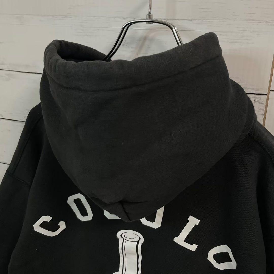 1【人気Lサイズ】ココロブランド☆ビッグロゴ 人気モデル パーカー☆364