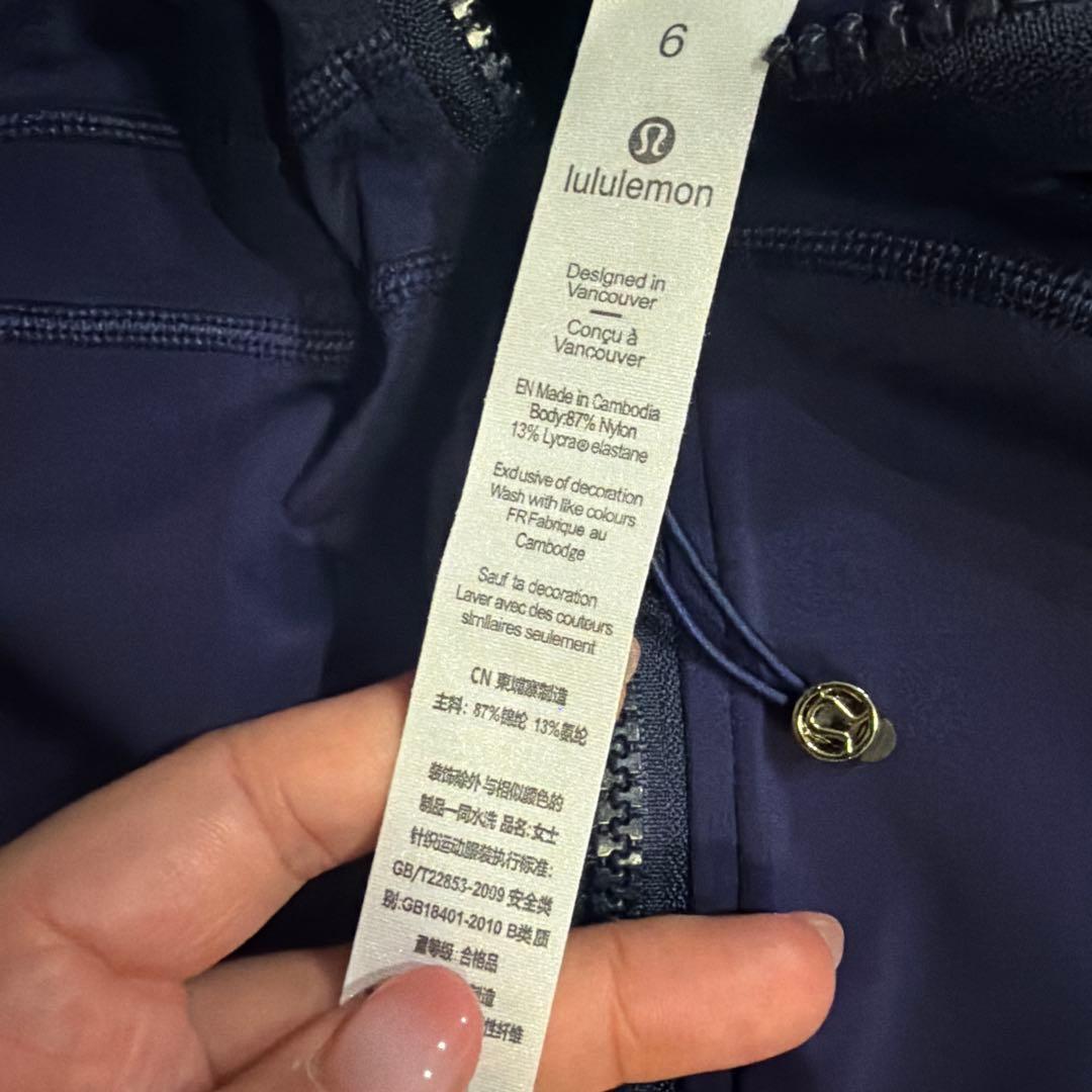 lululemon Define Jacket 6 M ネイビー 美品 試着のみ