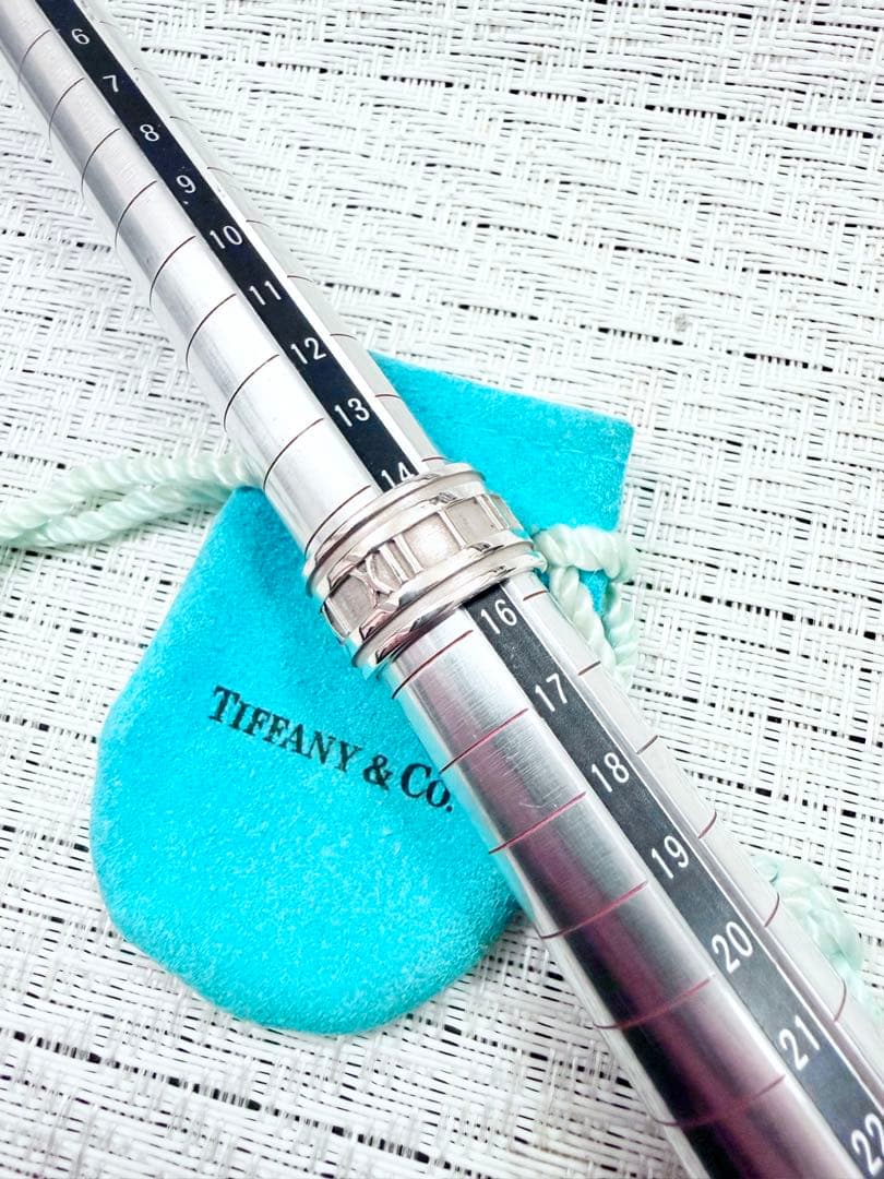 ティファニー　アトラス　ワイド　指輪　リング　15.5号　研磨仕上済美品 925