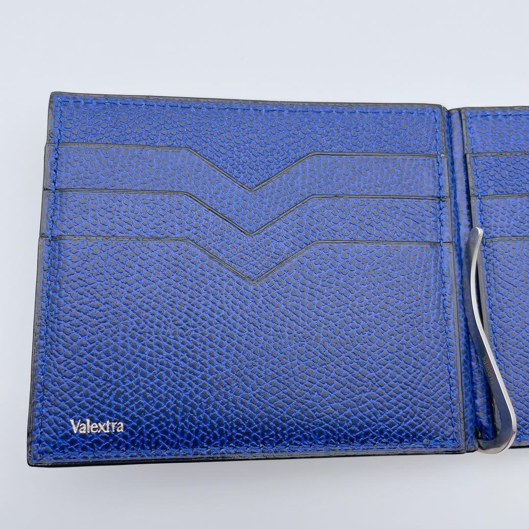 未使用✨Valextra ヴァレクストラ マネークリップ カードケース レザー