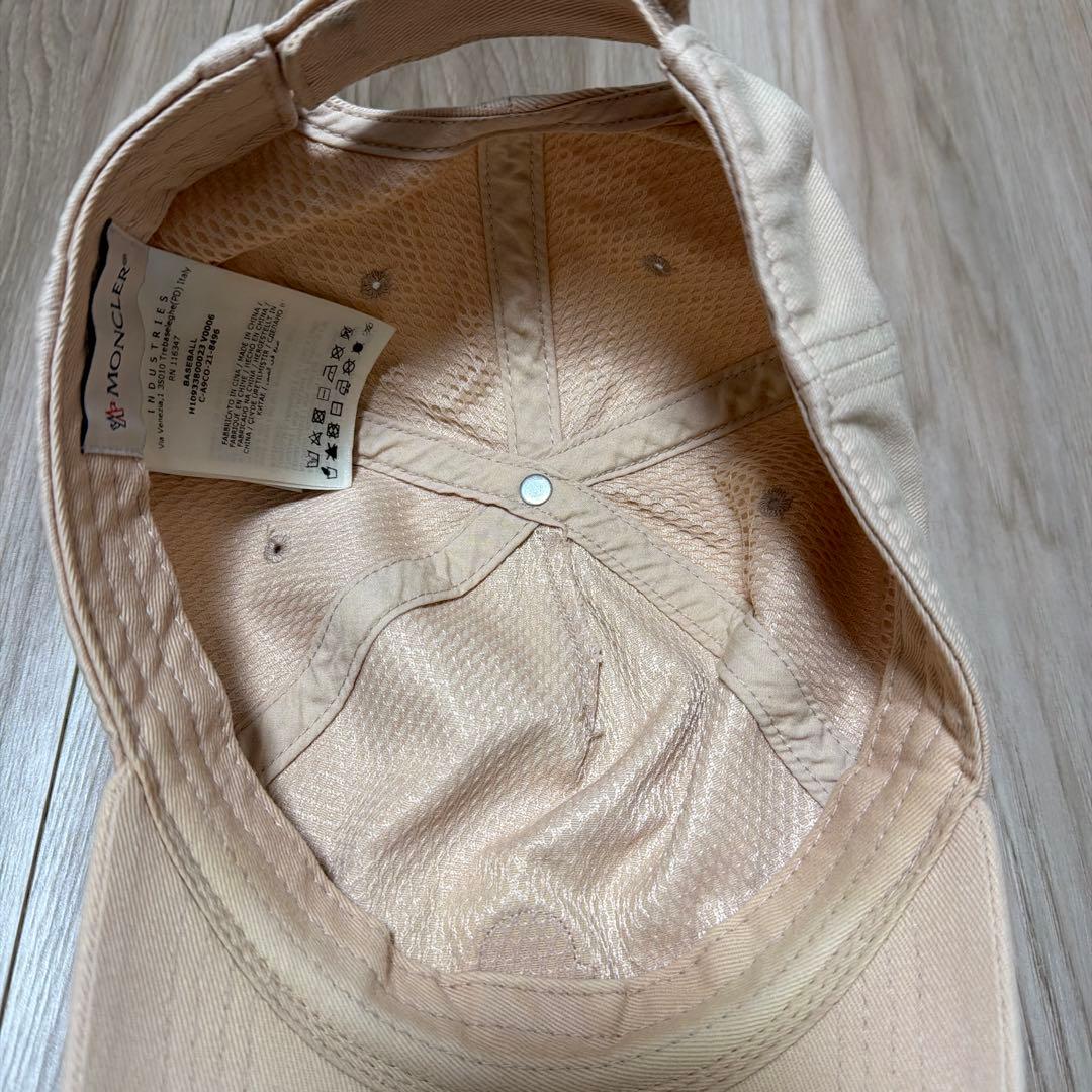 モンクレール　帽子　キャップ　ピンク　MONCLER