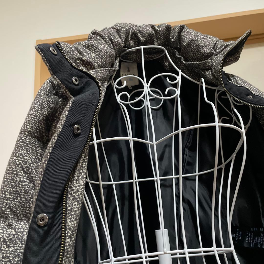 安室奈美恵着用ランバンオンブルー ペプラムダウンコート　フードなし