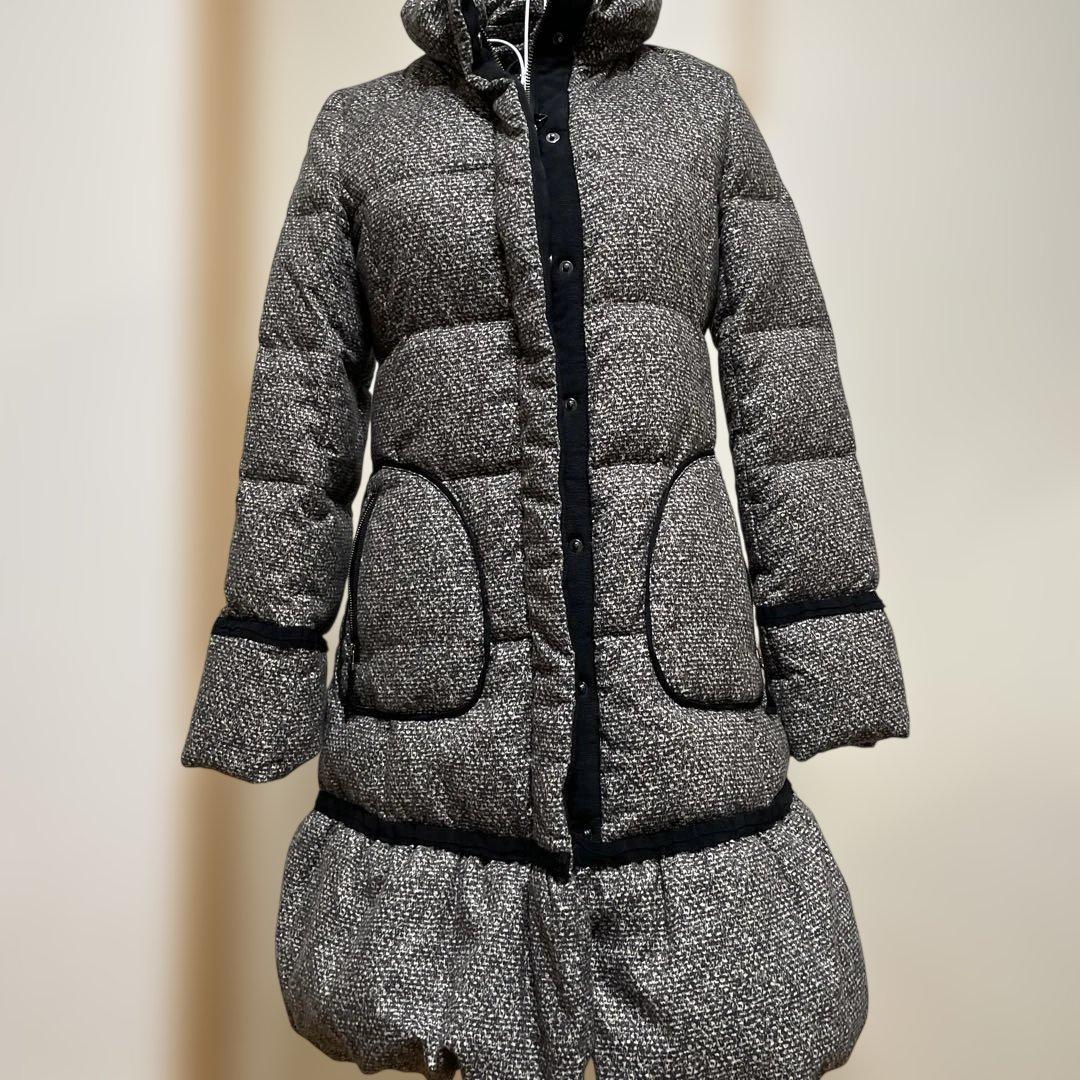 安室奈美恵着用ランバンオンブルー ペプラムダウンコート　フードなし