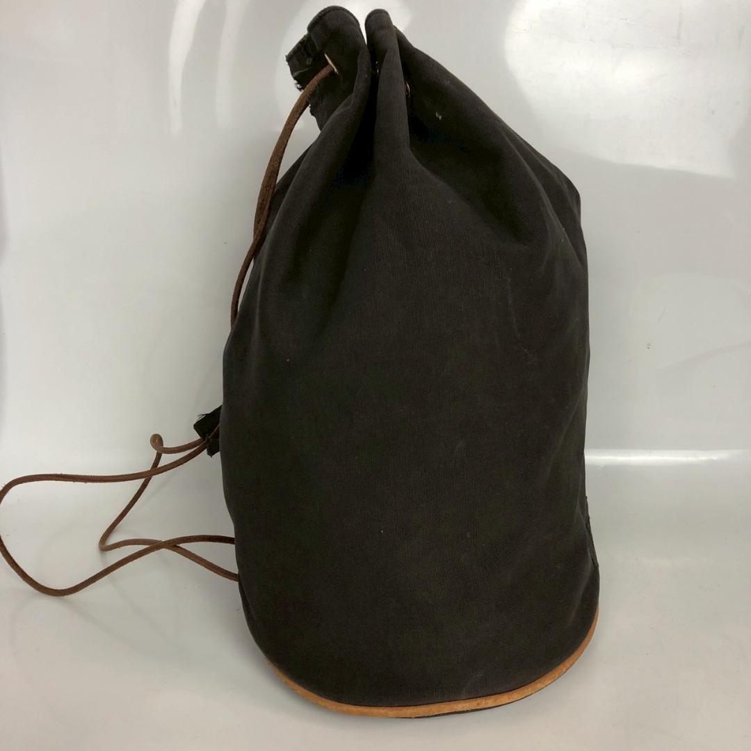 HERMES エルメス ポロションミミル 巾着 ショルダーバッグ ブラウン