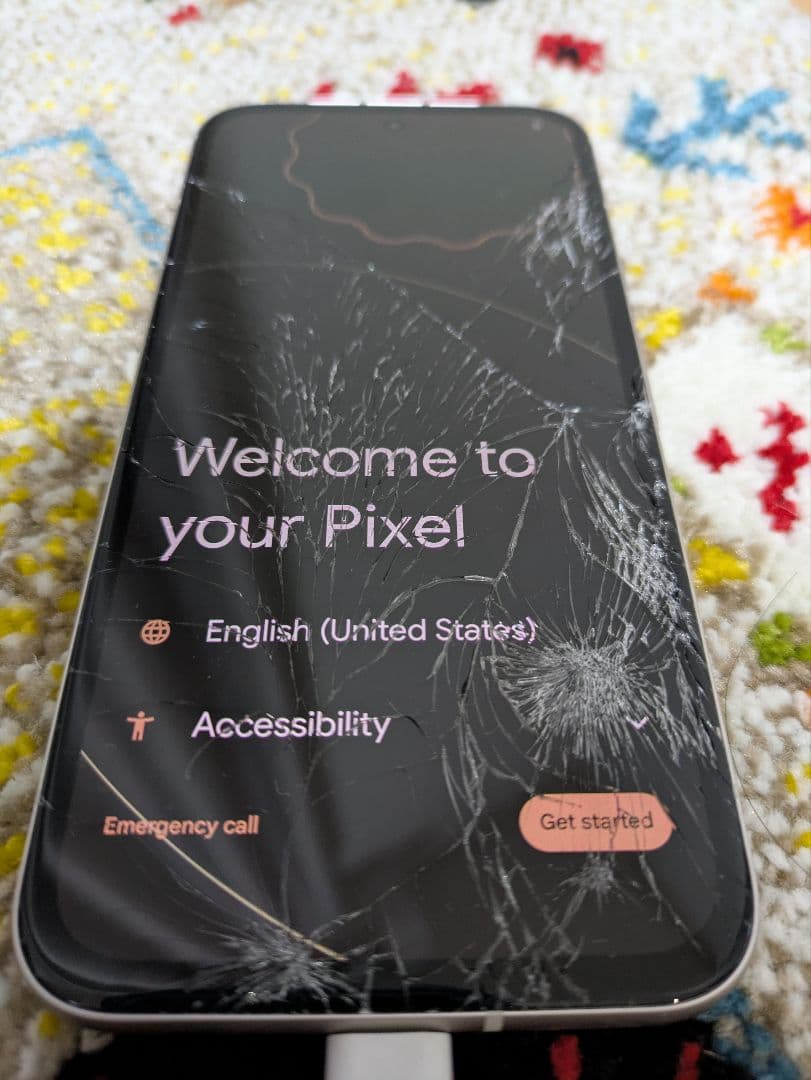 Google Pixel 8a 本体 画面割れ 初期化済