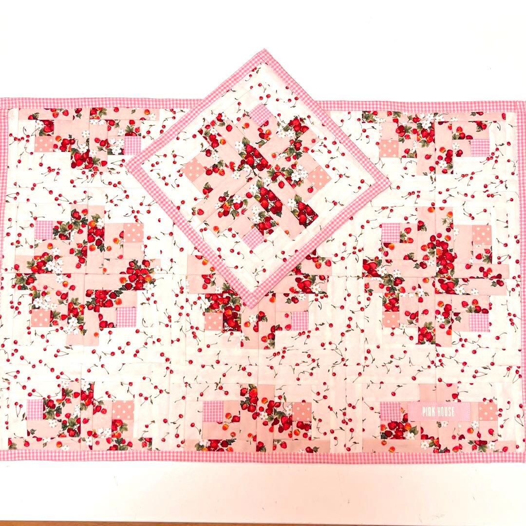 ハンドメイド バッチワーク テーブルセンター