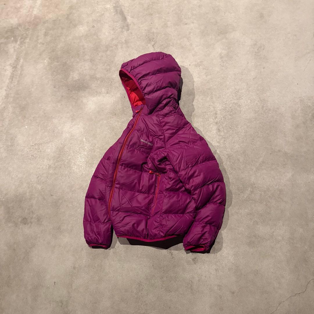 【極美品❗️】mont-bell ダウンジャケットS ピンク　モンベル　160