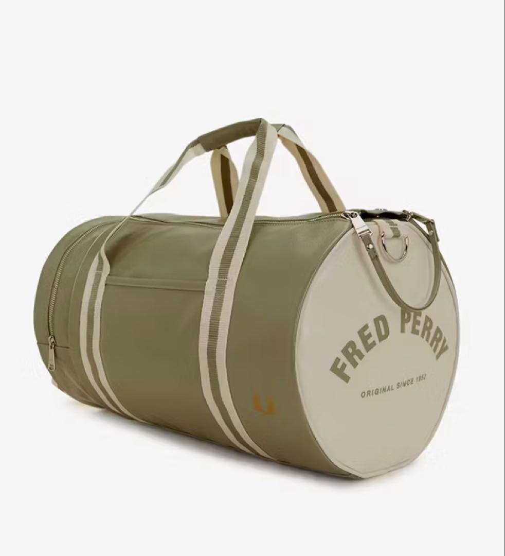 【新品未使用、タグ付き】フレッドペリー Classic Barrel Bag