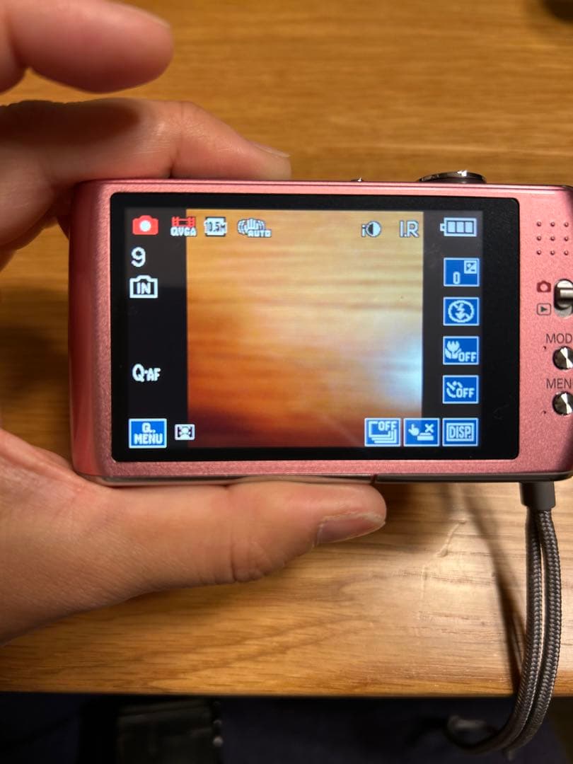 ほほ　 LUMIX デジタルカメラ ピンク FX70