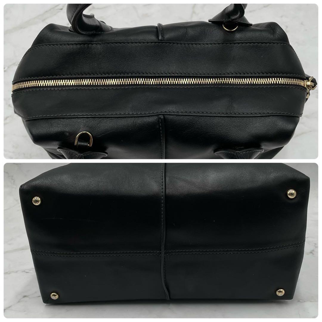 【美品】 トッズ Dスタイリング 2WAY ハンドバッグ ショルダーバッグ